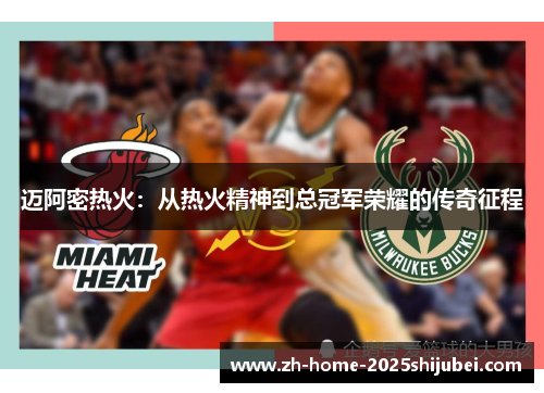 迈阿密热火：从热火精神到总冠军荣耀的传奇征程